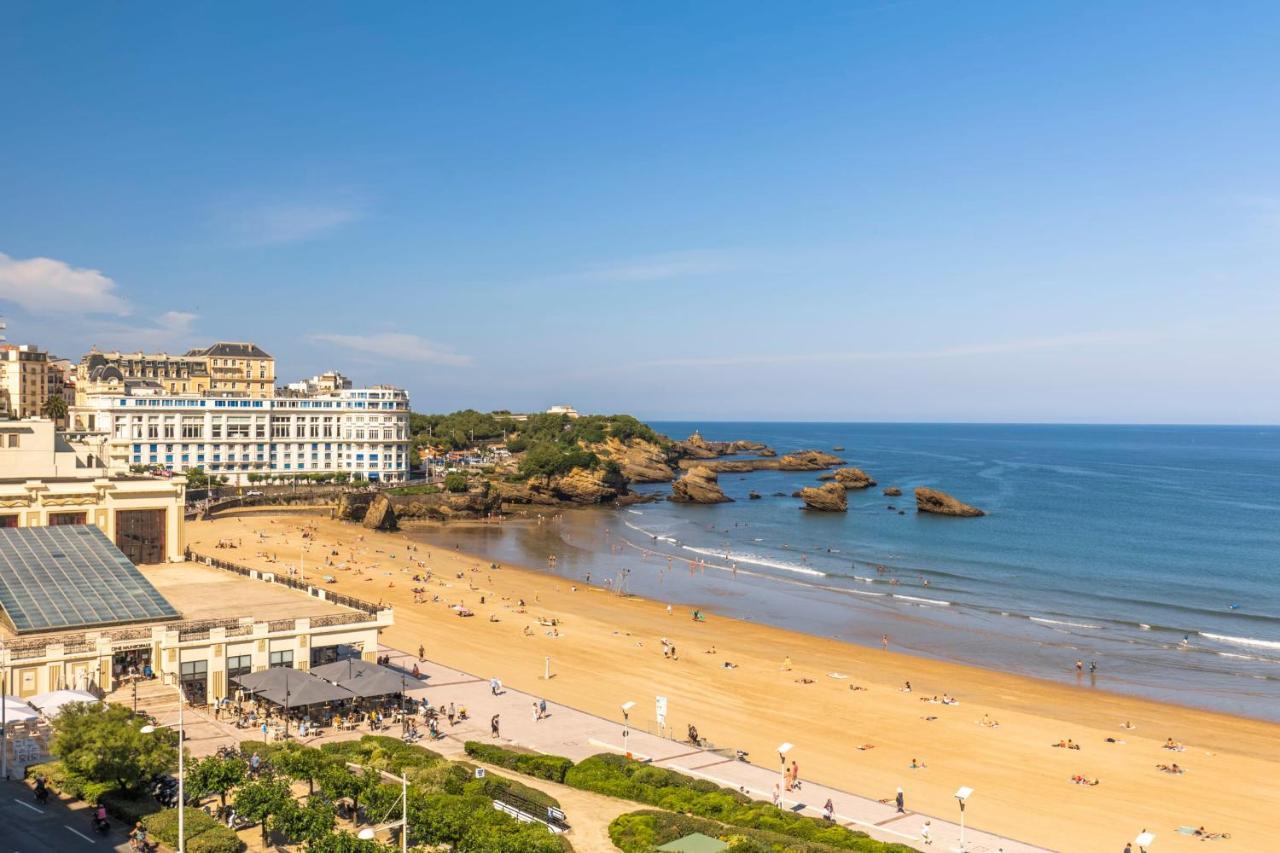 Nouvelle Vague Modern Ocean View Studio W Balcony - Swimming Pool Biarritz Exteriér fotografie