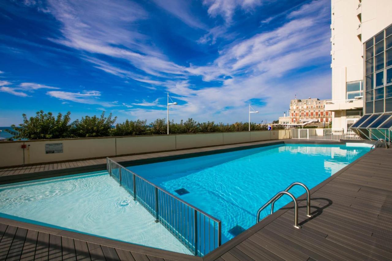 Nouvelle Vague Modern Ocean View Studio W Balcony - Swimming Pool Biarritz Exteriér fotografie
