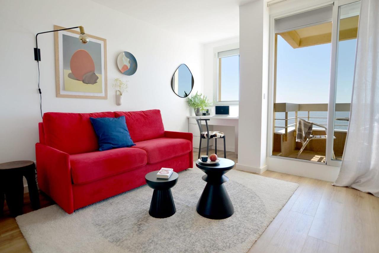 Nouvelle Vague Modern Ocean View Studio W Balcony - Swimming Pool Biarritz Exteriér fotografie